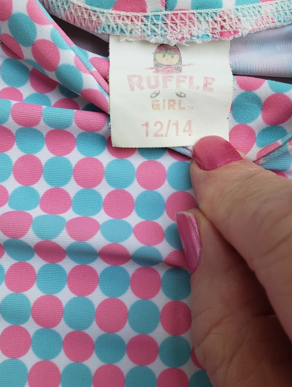 Ruffle Girl Rashguard Shirt - Picture 4 of 4